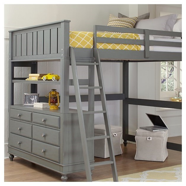 Lake house twin loft hot sale bed